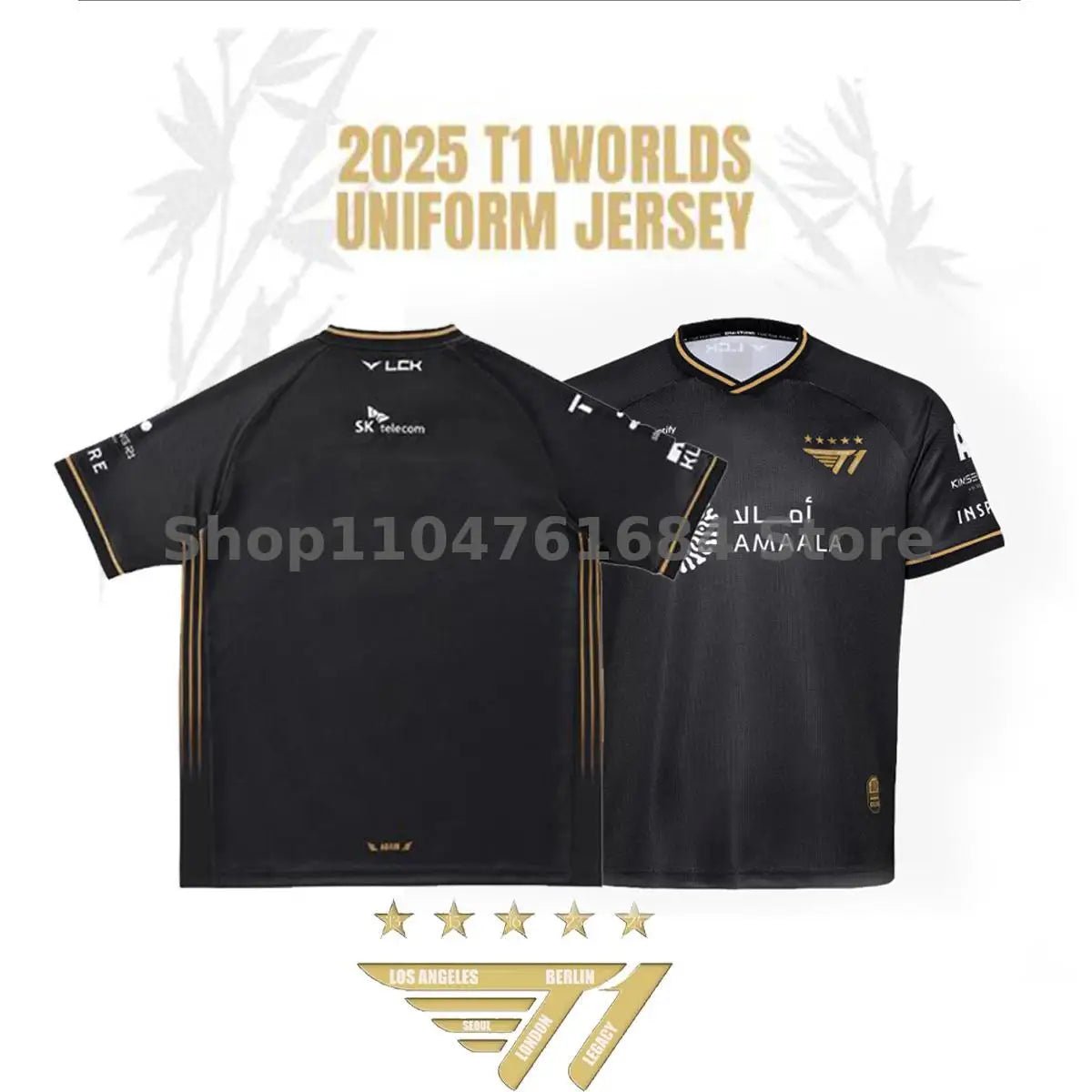 T1 Esports Team Jersey – 2025 League of Legends World Finals Uniform - lily supply