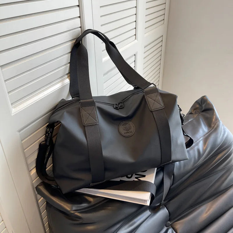 Travel bag Men's and women's tote bag Large capacity travel duffel Yoga exercise  Oxford cloth waterproof fitness bag