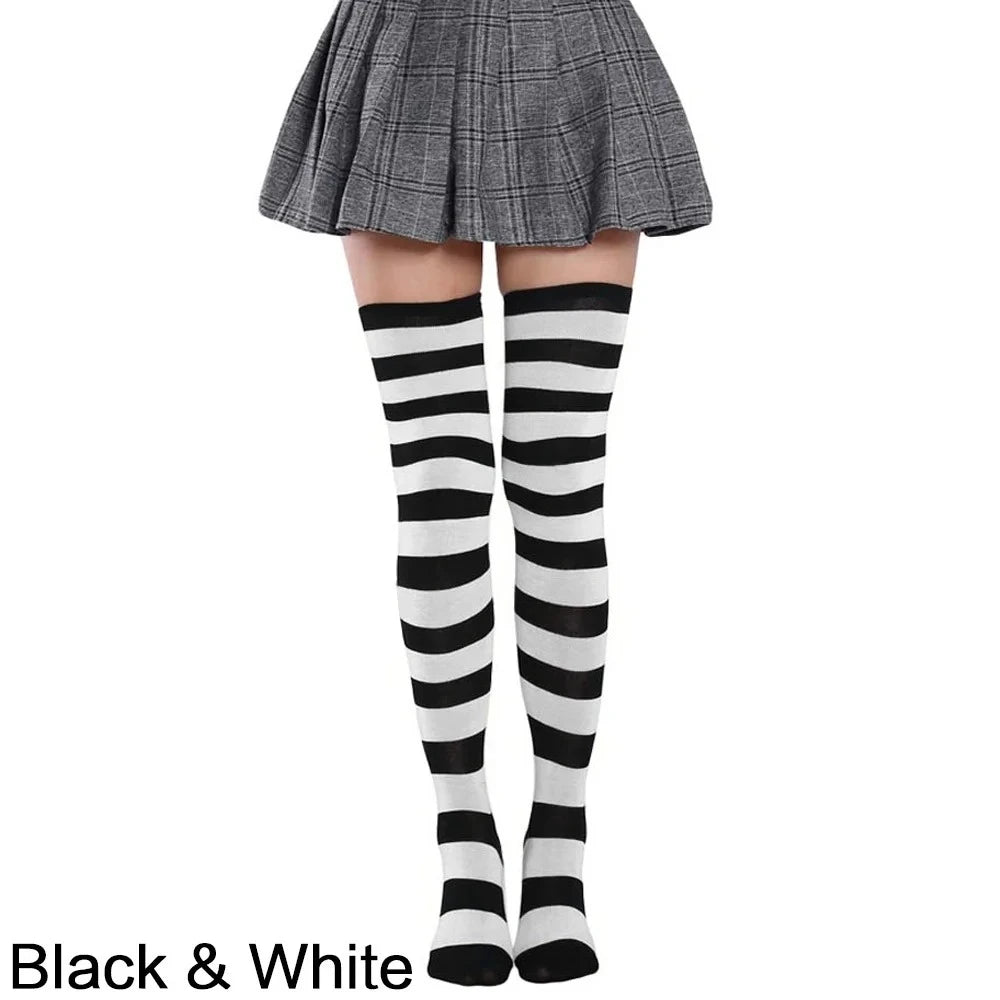 Women Over Knee Thigh High Socks - 5 Colours - lily supply