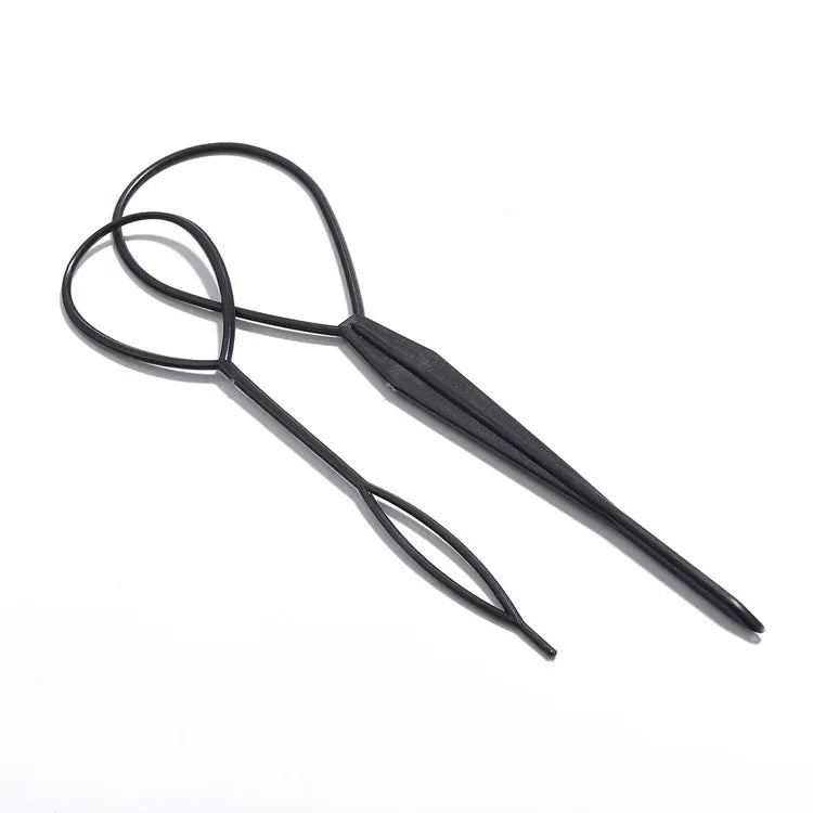 Hair Scrunchie Set - Ball Head Curler Pull Pin Braid Tool 2/4pcs - lily supply