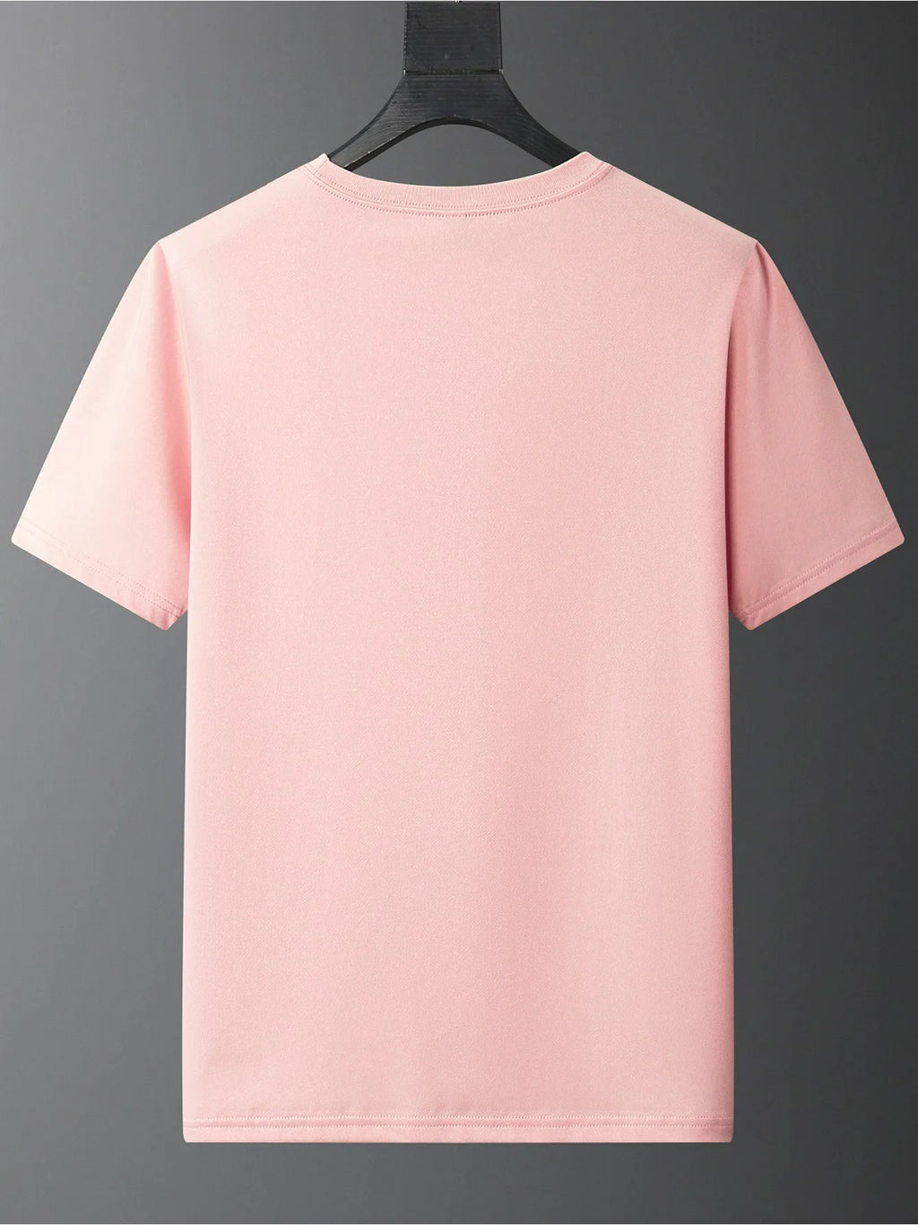 Girls' Number 67 New York Print Summer Short - Sleeve Pure Cotton T-Shirt Pink Elastic Round Neck Children's Top Fashion Design - lily supply