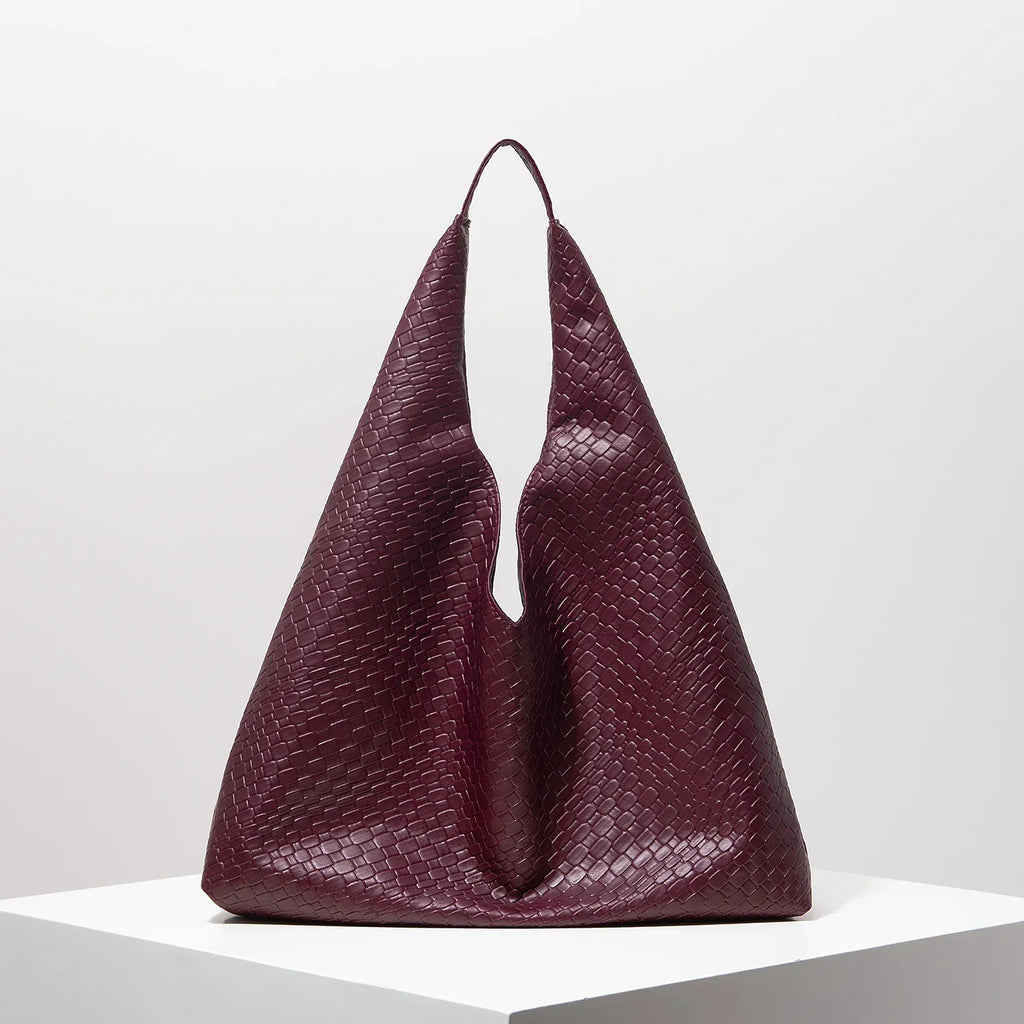 Minimalist Hobo Tote Bag - Retro Elegant Large Capacity Shoulder Bag