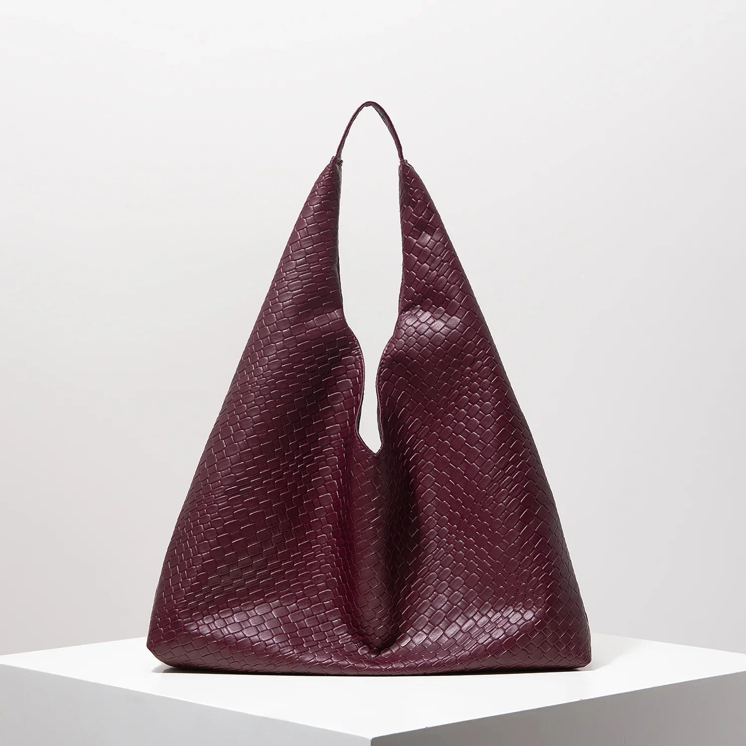 Minimalist Hobo Tote Bag - Retro Elegant Large Capacity Shoulder Bag