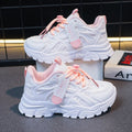 Girls Sneakers 2024 Children Casual Shoes Mesh Platform Designer Tennis Sneaker 6 To 12 Years Kids Sports Shoe for Girl - lily supply