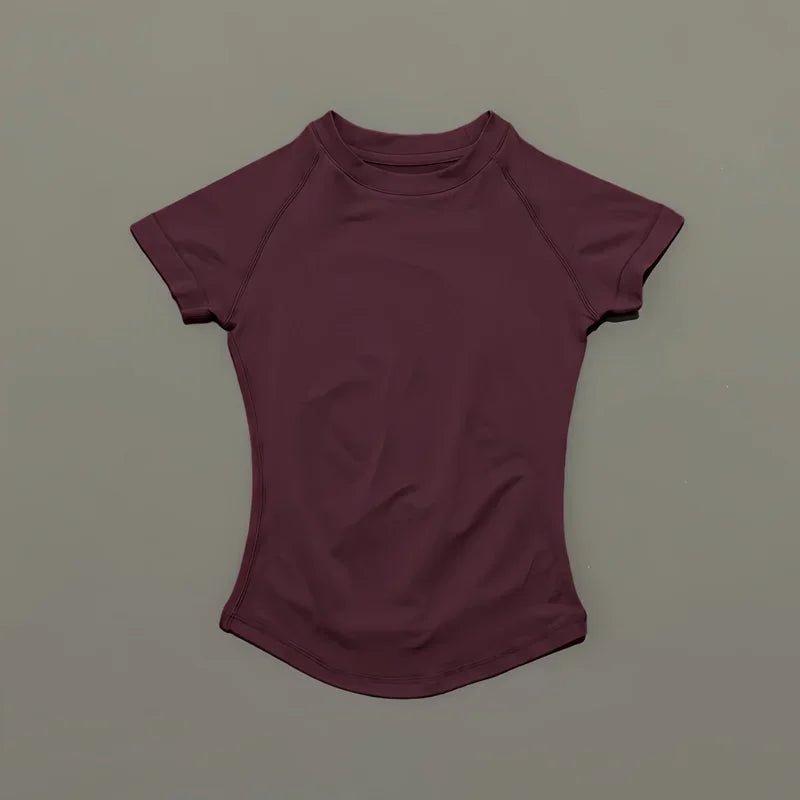 Espresso Women's Gym Yoga Fitness Top - lily supply