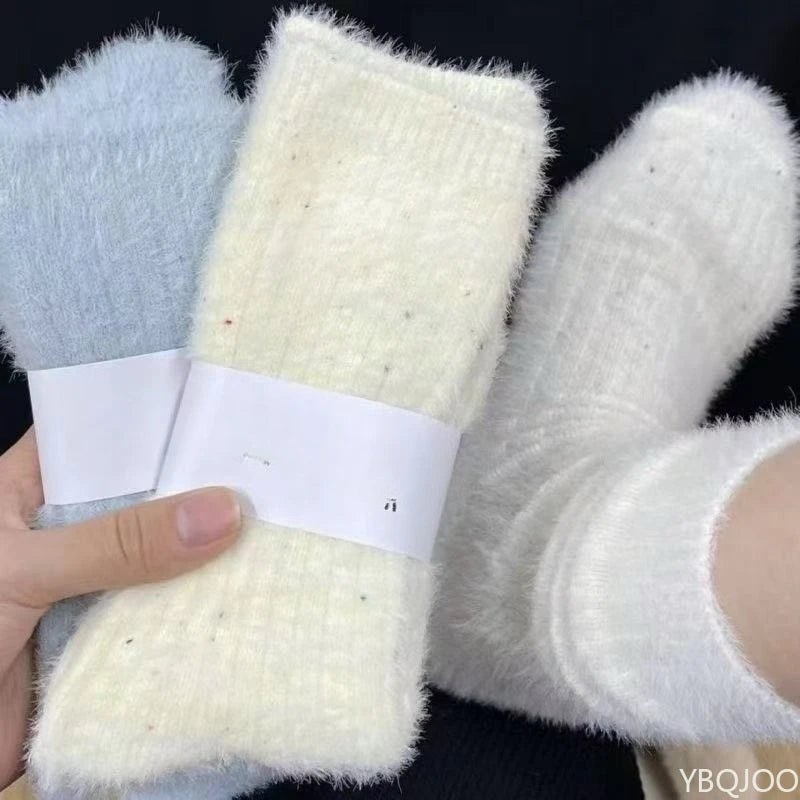 Women's Warm Velvet Stacked Socks – Soft Plush Winter Socks - lily supply