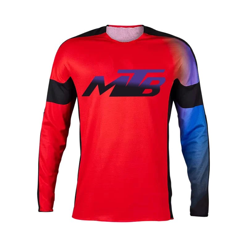 Downhill MTB Cycling Jersey – Motocross Off - Road Bike Shirt - lily supply