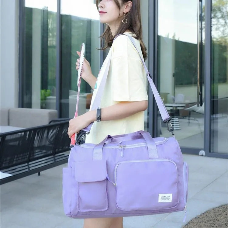 New Women Travel Bag Shoulder Bag Duffle Bag Large Multi-functional Bags For Girls Female Bag Big Capacity Sports Storage