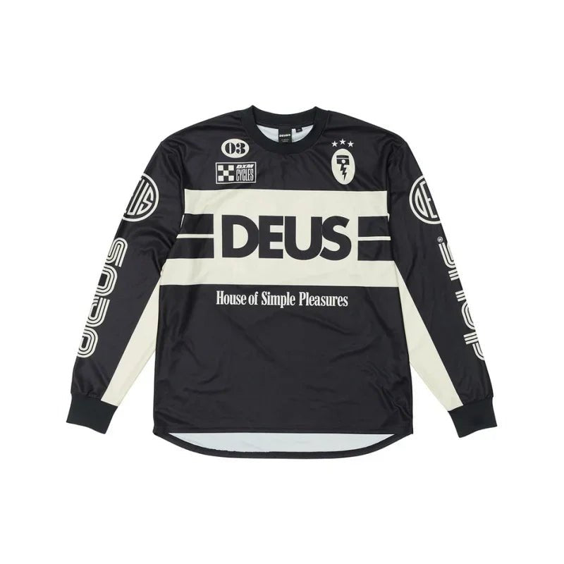 DEUS EX MACHINA Enduro Jersey – Long Sleeve Motocross Off - Road Riding Shirt - lily supply