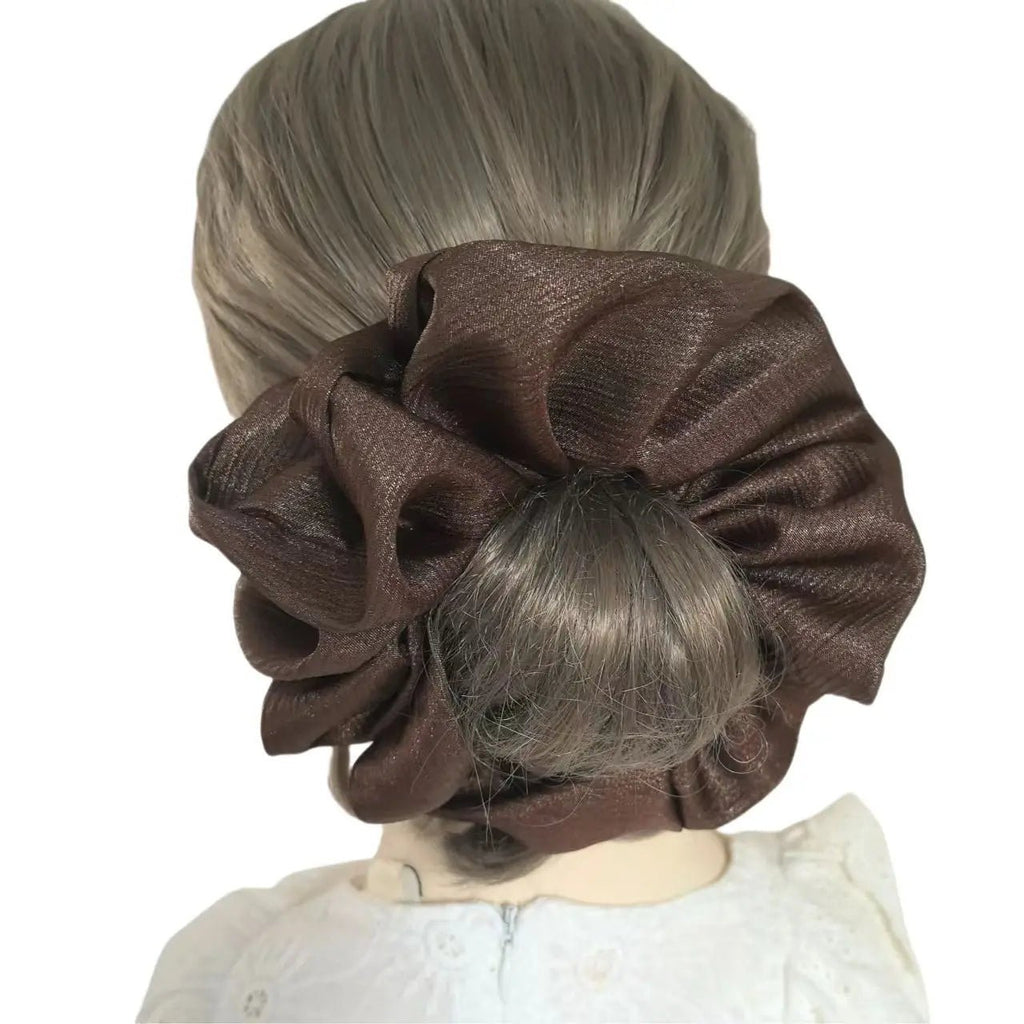 Super Large Stylish Hair Scrunchies - Visible Front Decoration Hair Ties - lily supply