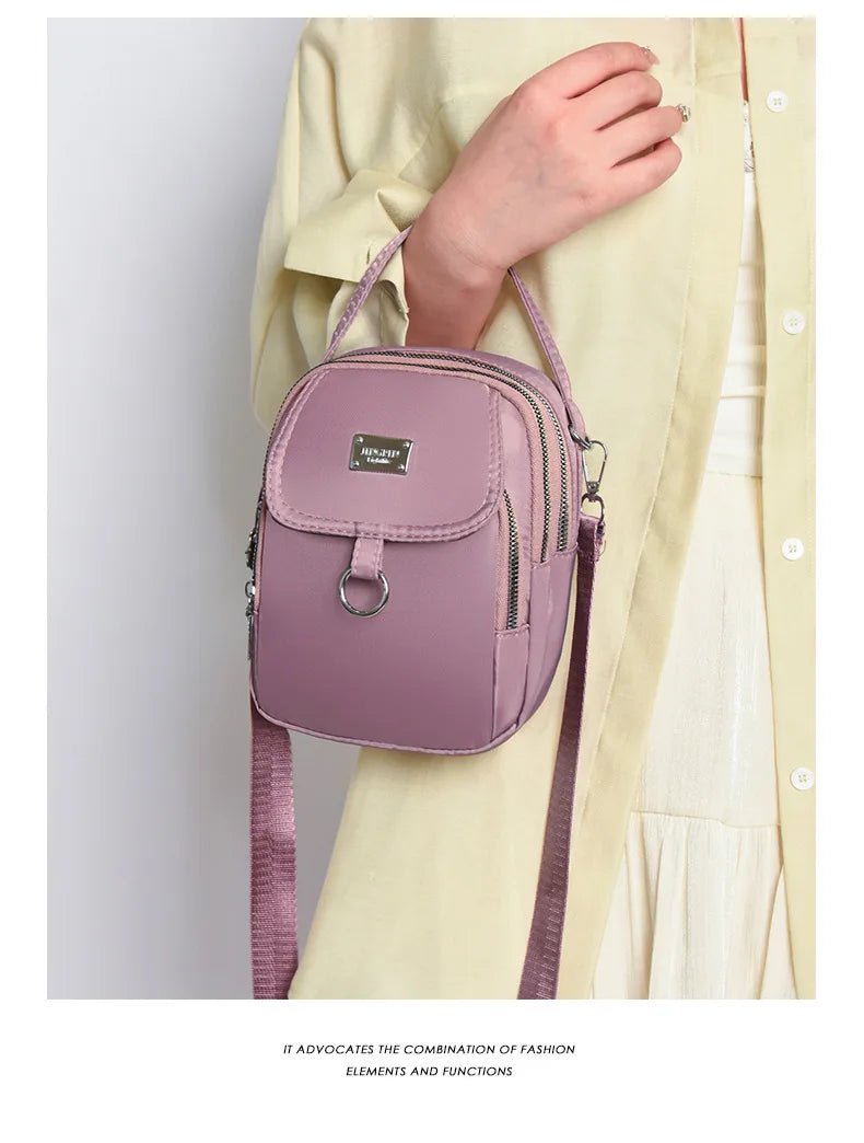 Women's Lightweight Phone Crossbody Tote Bag - Multi - Pocket Daily Outing Bag - lily supply