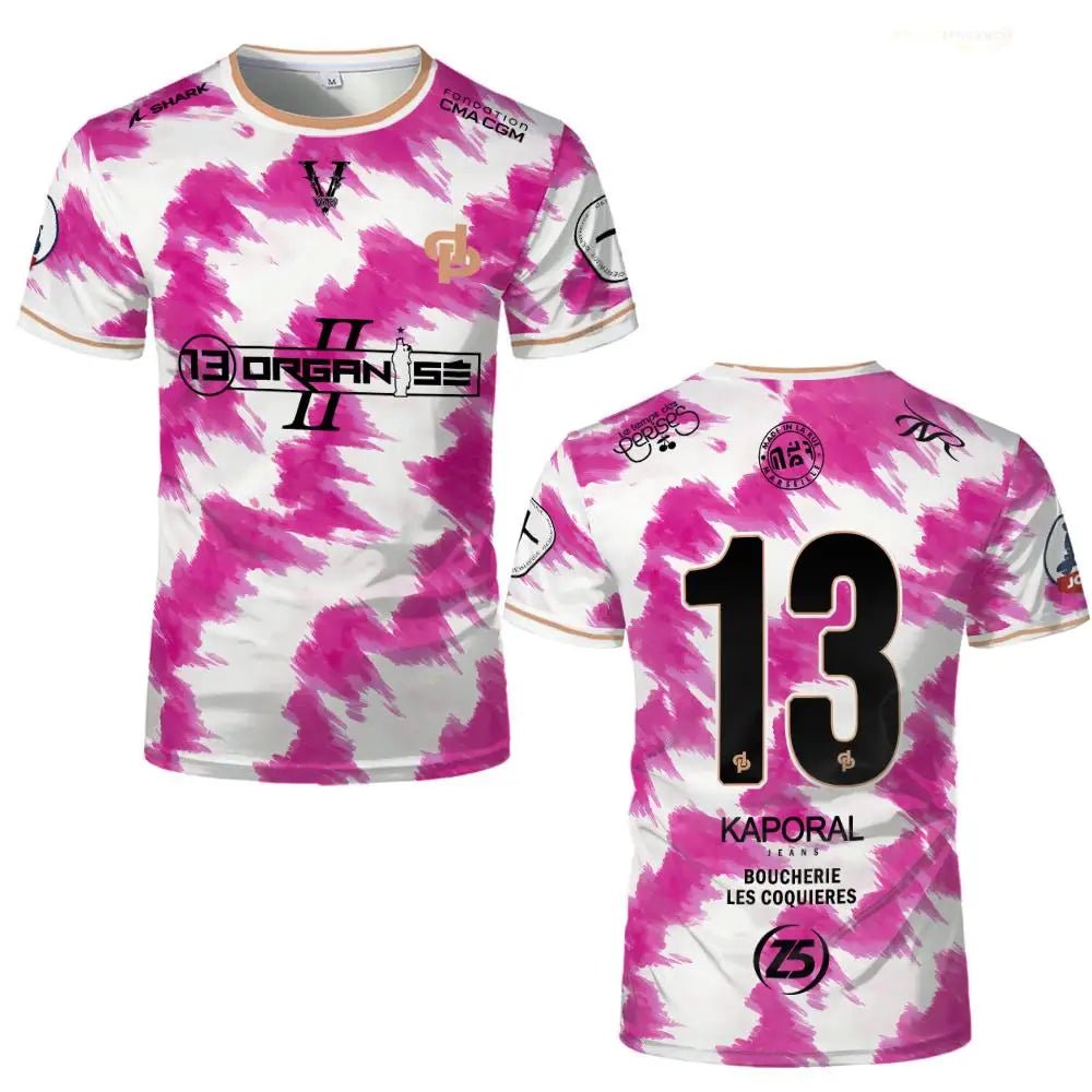 JUL Marseille Football Jersey – Hip Hop All - Over Print Streetwear - lily supply