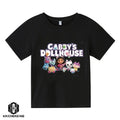 Little Girl T-shirts Kawaii Gabbys Doll House T Shirt Graphic Print Cute Kids Clothes Pink Tshirts Aesthetic Girls Clothes Top - lily supply