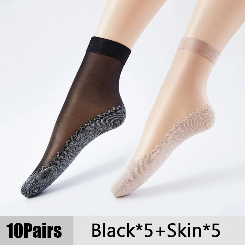 Women's Ultrathin Transparent Boat Socks – Invisible No - Show Socks - lily supply
