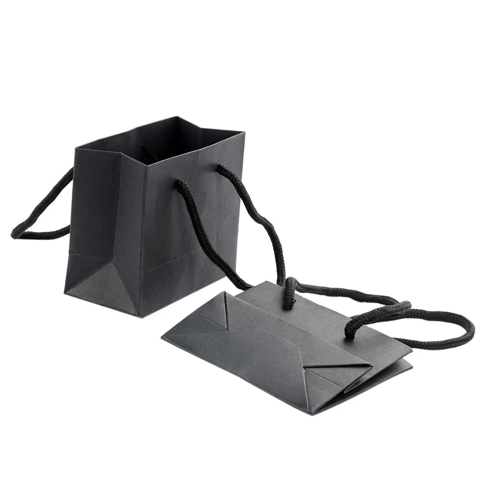 5 - Piece Kraft Paper Gift Bag Set - Minimalist Party Wedding Gift Packaging - lily supply