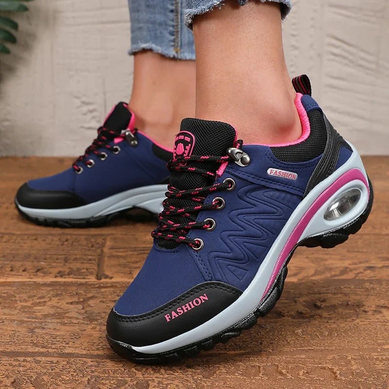 Women's Sports Shoes - Lightweight Comfortable Stylish High - quality Design 2025 Thick Sole Cushion Walking and Jogging Shoes - lily supply