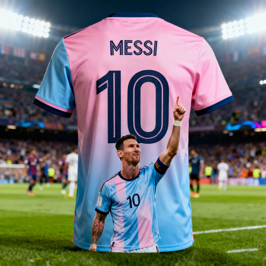 Messi Special Edition Football Jersey – Quick-Dry Commemorative Shirt