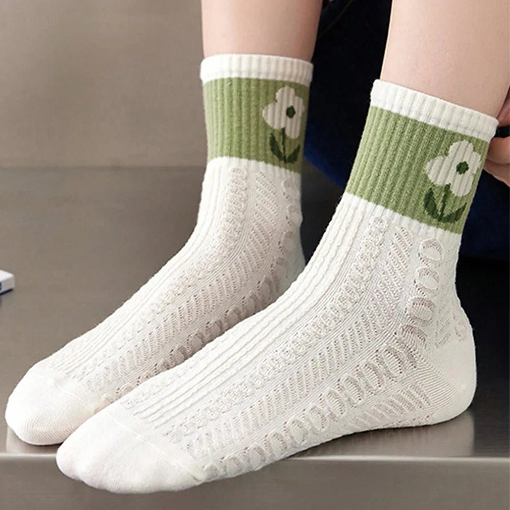 Women's Cartoon Print Mid - Length Socks – Fun Casual Socks - lily supply