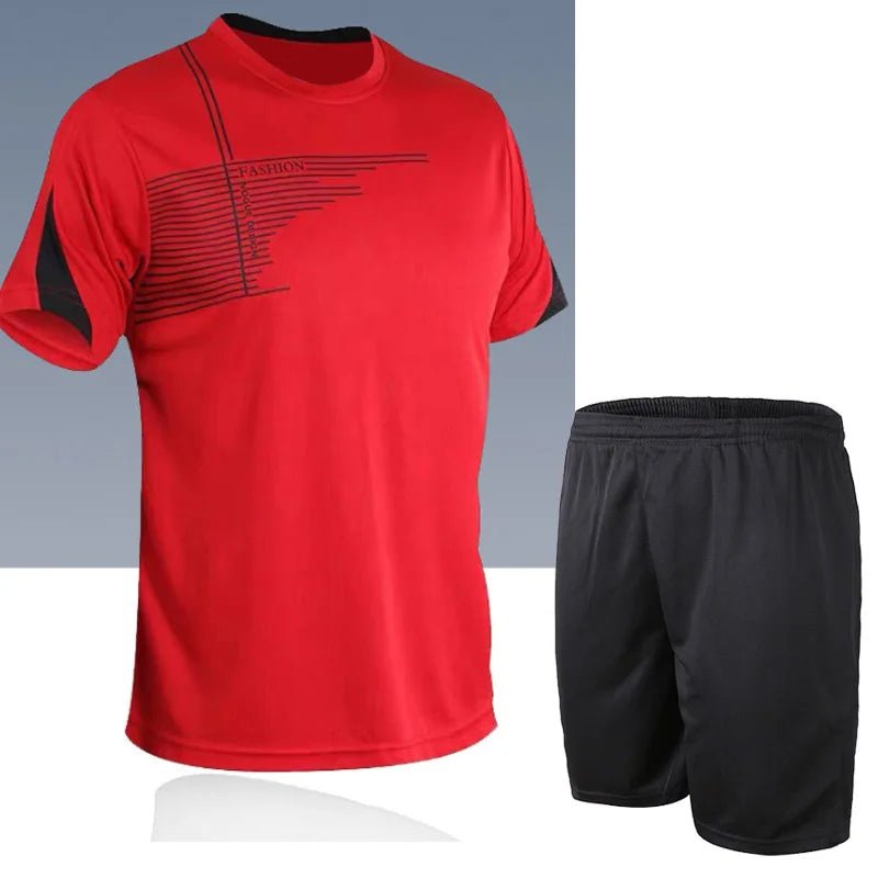 Men’s Football Training Set – Jersey & Shorts 2 - Piece Kit - lily supply