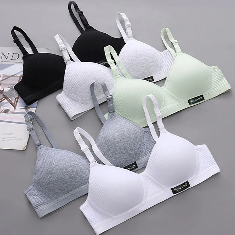 Sport Underwear for Teens Seamless Girl No Underwire Training Bra Soft Skin - Friendly School Girl Small Size Bra Clothing - lily supply
