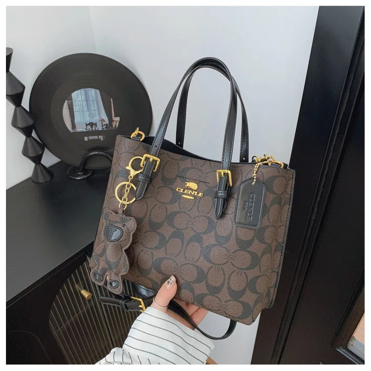 Women's Luxury Print Tote Bag - Large Capacity Shoulder Crossbody Purse