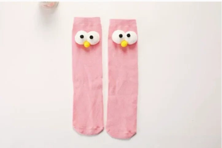 Women's 3D Eyes Funny Kawaii Socks - Harajuku Designer Cute Happy Gift Socks - lily supply