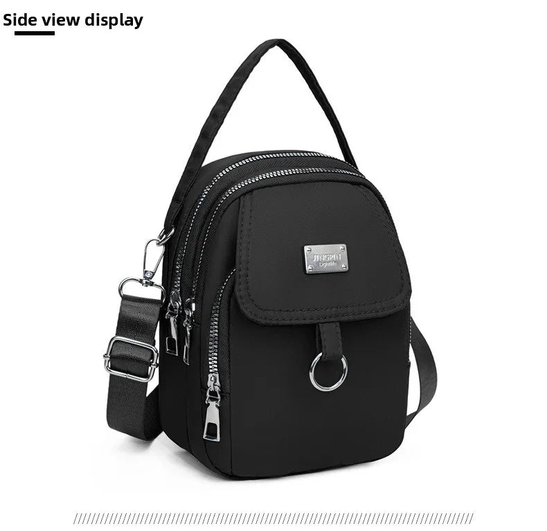 Women's Lightweight Phone Crossbody Tote Bag - Multi-Pocket Daily Outing Bag