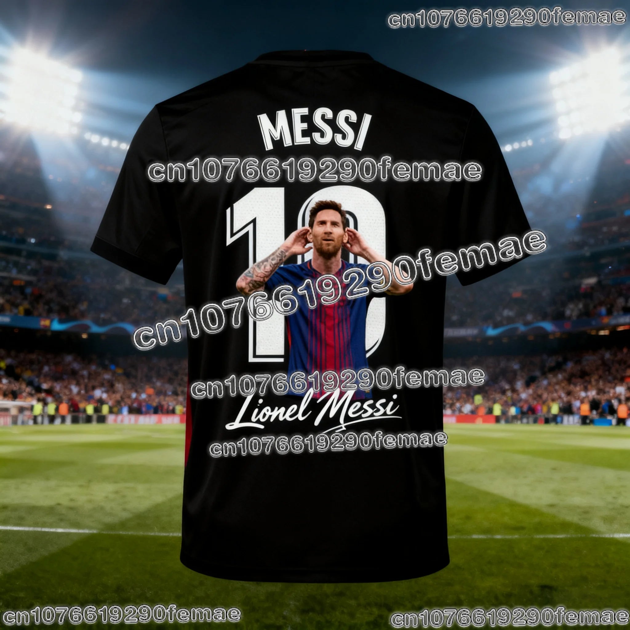 Messi Special Edition Football Jersey – Quick-Dry Commemorative Shirt
