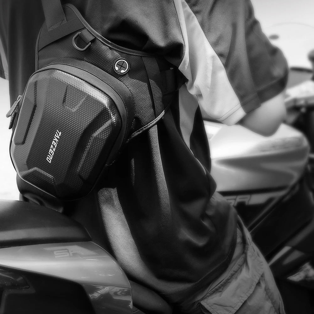 Travel Bag Motorcycle Leg Side Bag Waterproof Motorbike Waist Leg Bag Men Women Hip Bum Pack Outdoor Sports Casual Fanny Pack