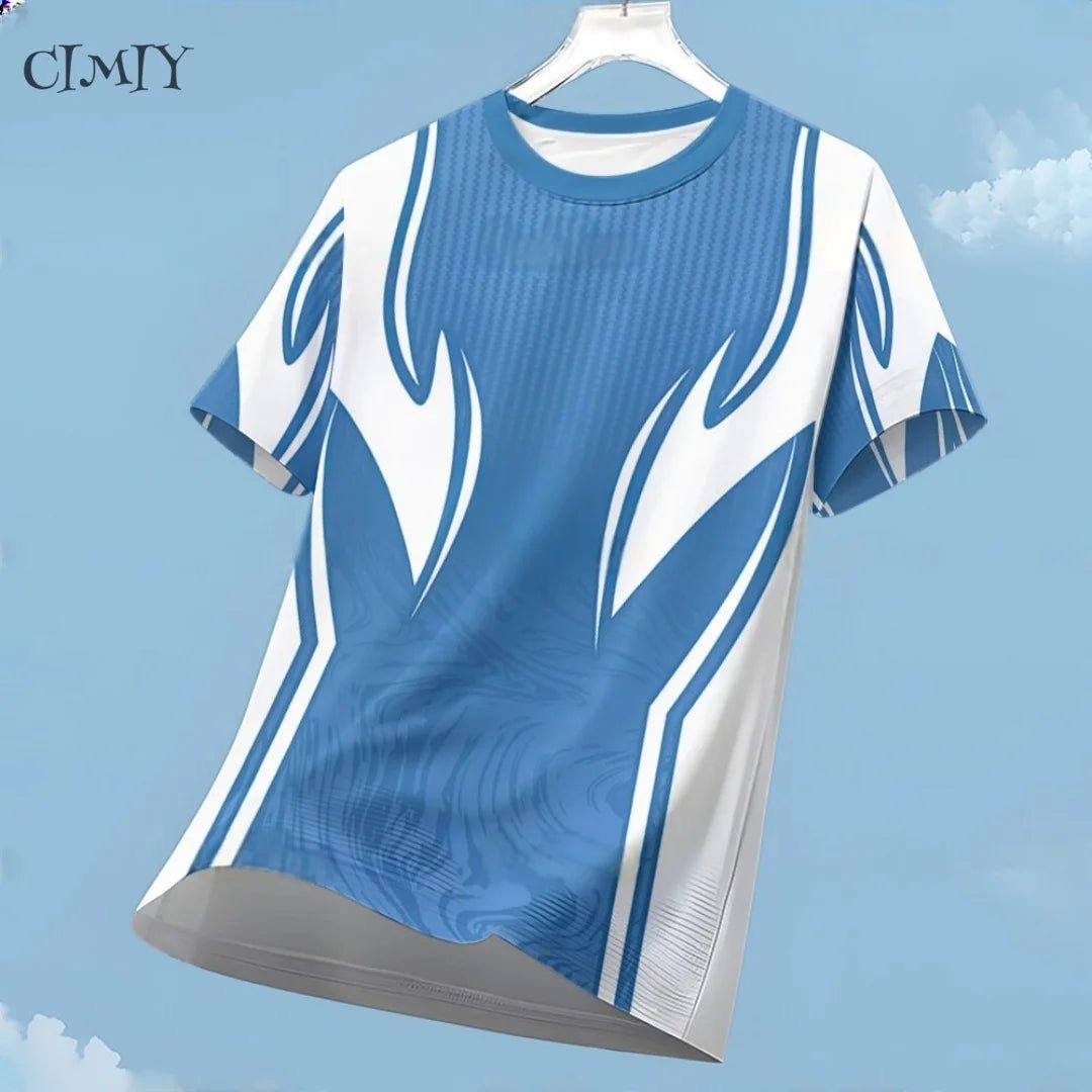 Men's Sports Casual Jersey – Dry Fit Running & Outdoor Shirt - lily supply