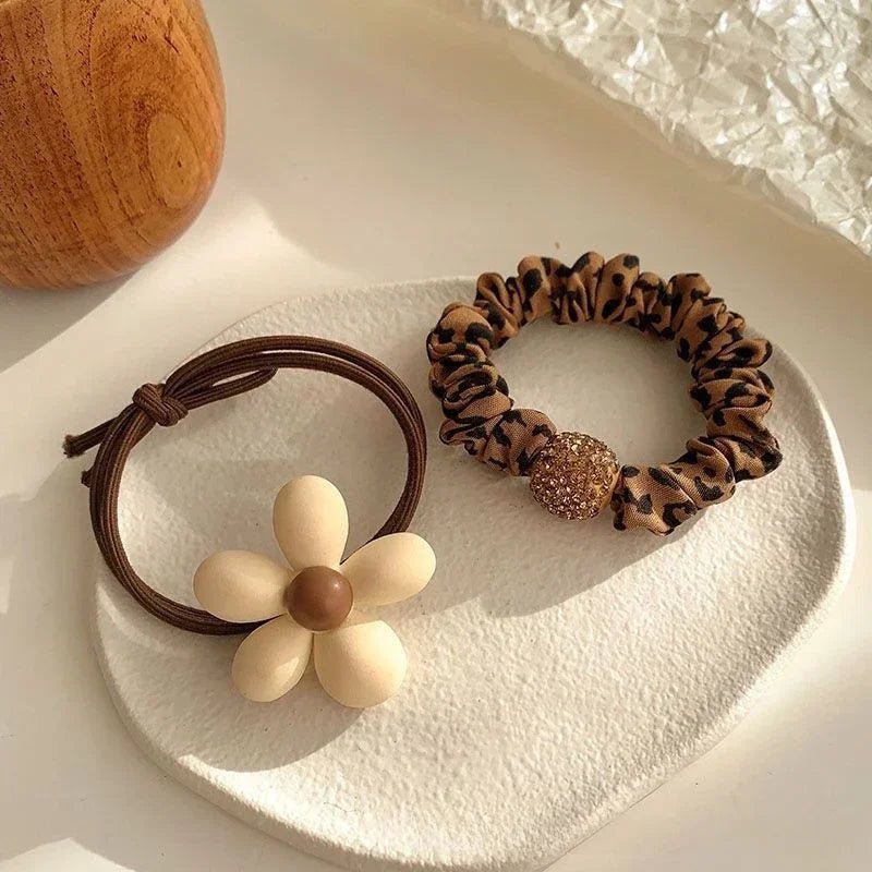 Trendy Minimalist Elastic Scrunchie - Elegant Durable Ponytail Holder - lily supply