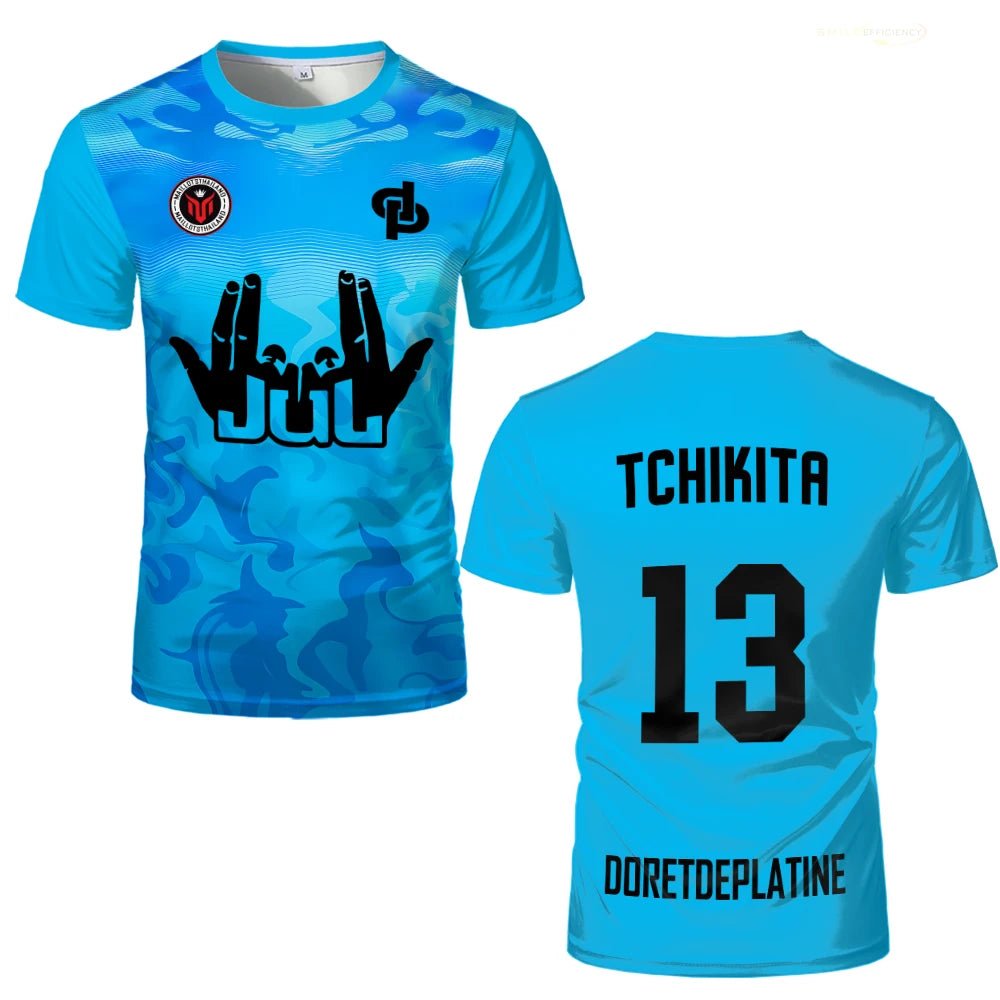 JUL Tchikita Football Jersey – Quick - Dry Youth Training Shirt - lily supply