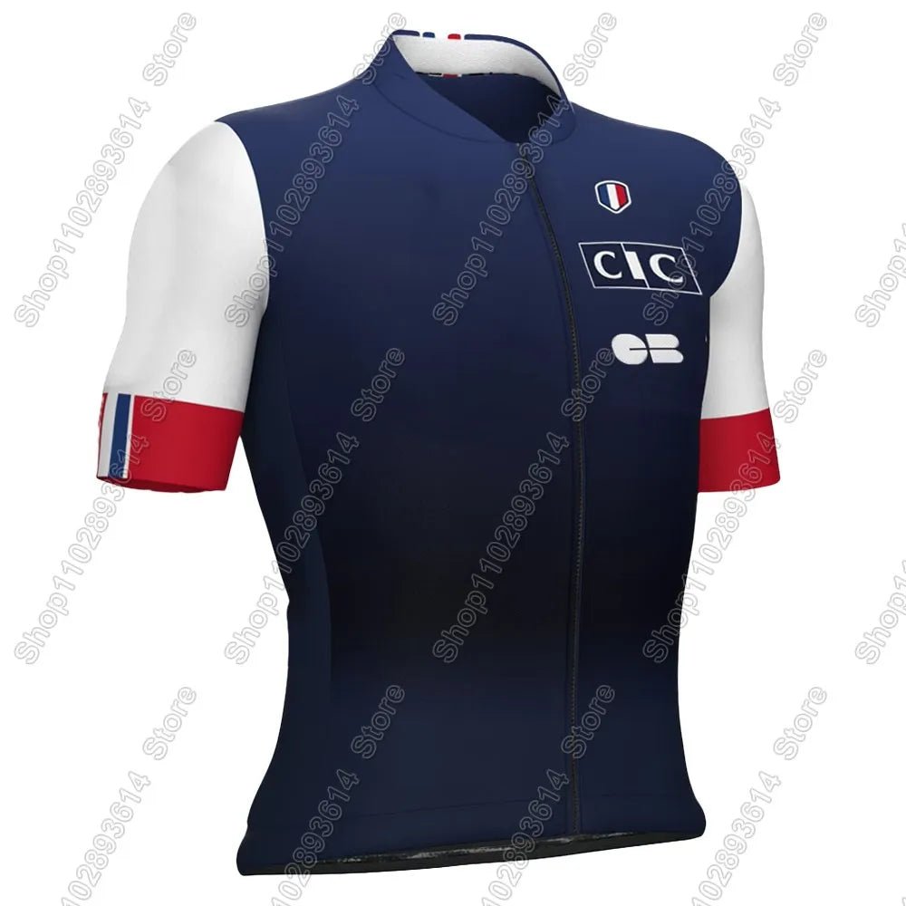 France National Team 2026 Cycling Jersey Set Summer Bicycle Clothing Road Bike Shirts Suit Bicycle Bib Shorts MTB Ropa Maillot - lily supply