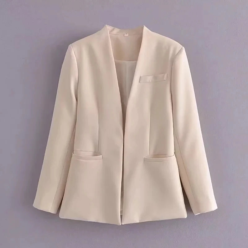 KONDALA Women's Blazer & Wide Leg Pants Set