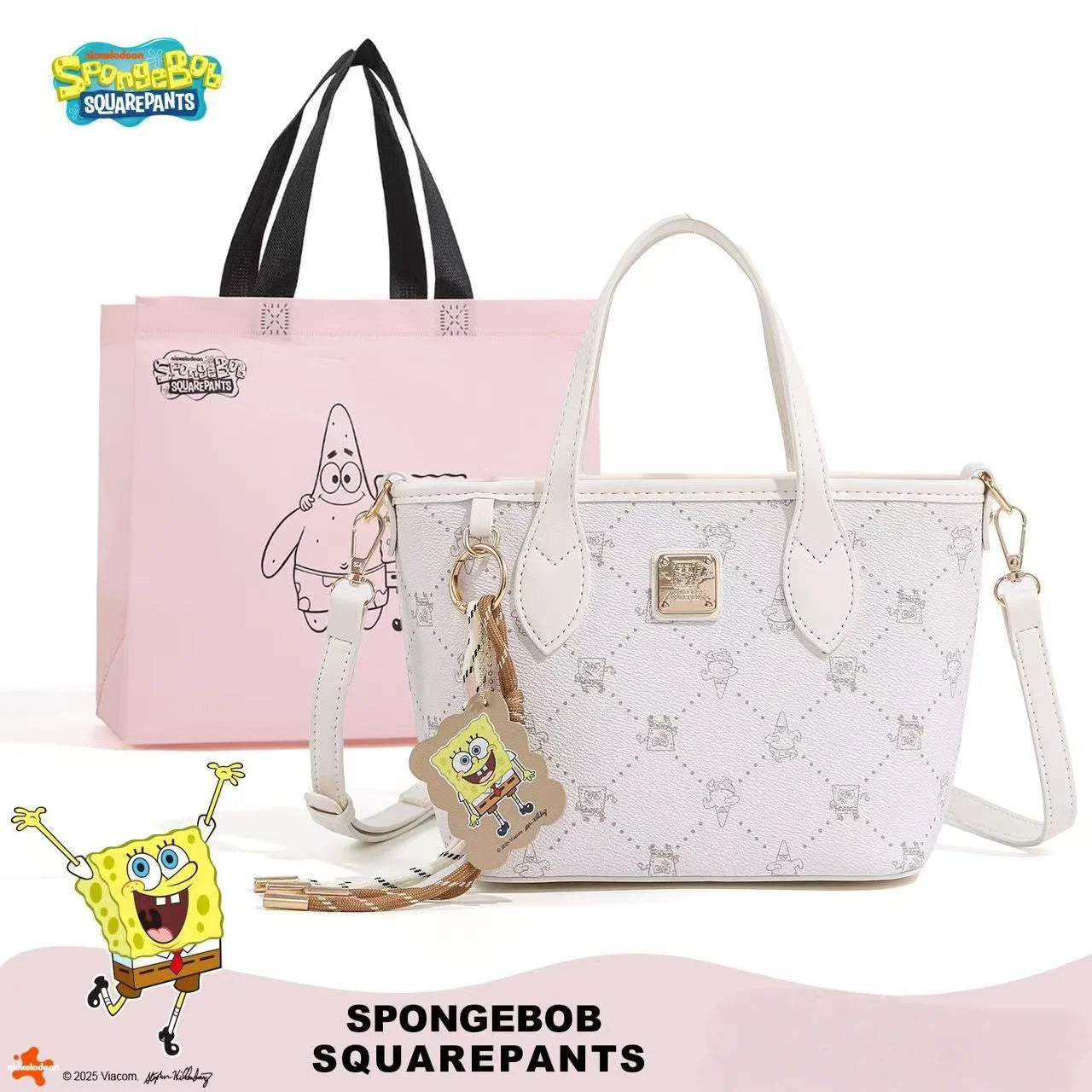 Fashionable Handbags for Women 2026 Autumn and Winter New Style Cartoon Embroidered Shoulder Bag Versatile Crossbody Bucket Bag