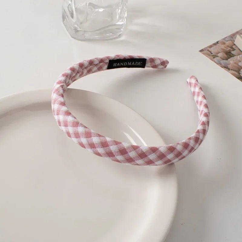 Thin Sponge Hairband 2024 Spring Summer Women's Girls Elegant Head Band Makeup Face Wash Hair Hoop Fashion Hair Accessories - lily supply
