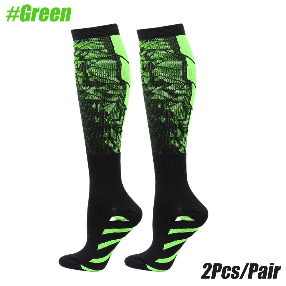 Sports Compression Calf Support Socks - Running Nurses Flight Pregnancy Athletic - lily supply
