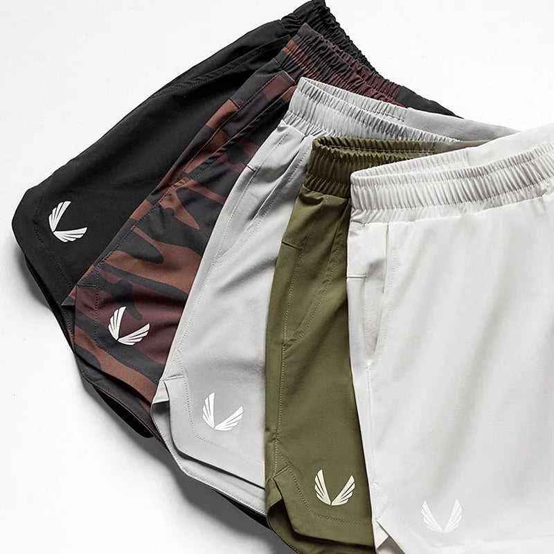 Men's Gym Training Shorts – Quick Dry Compression Sweatpants for Fitness & Running