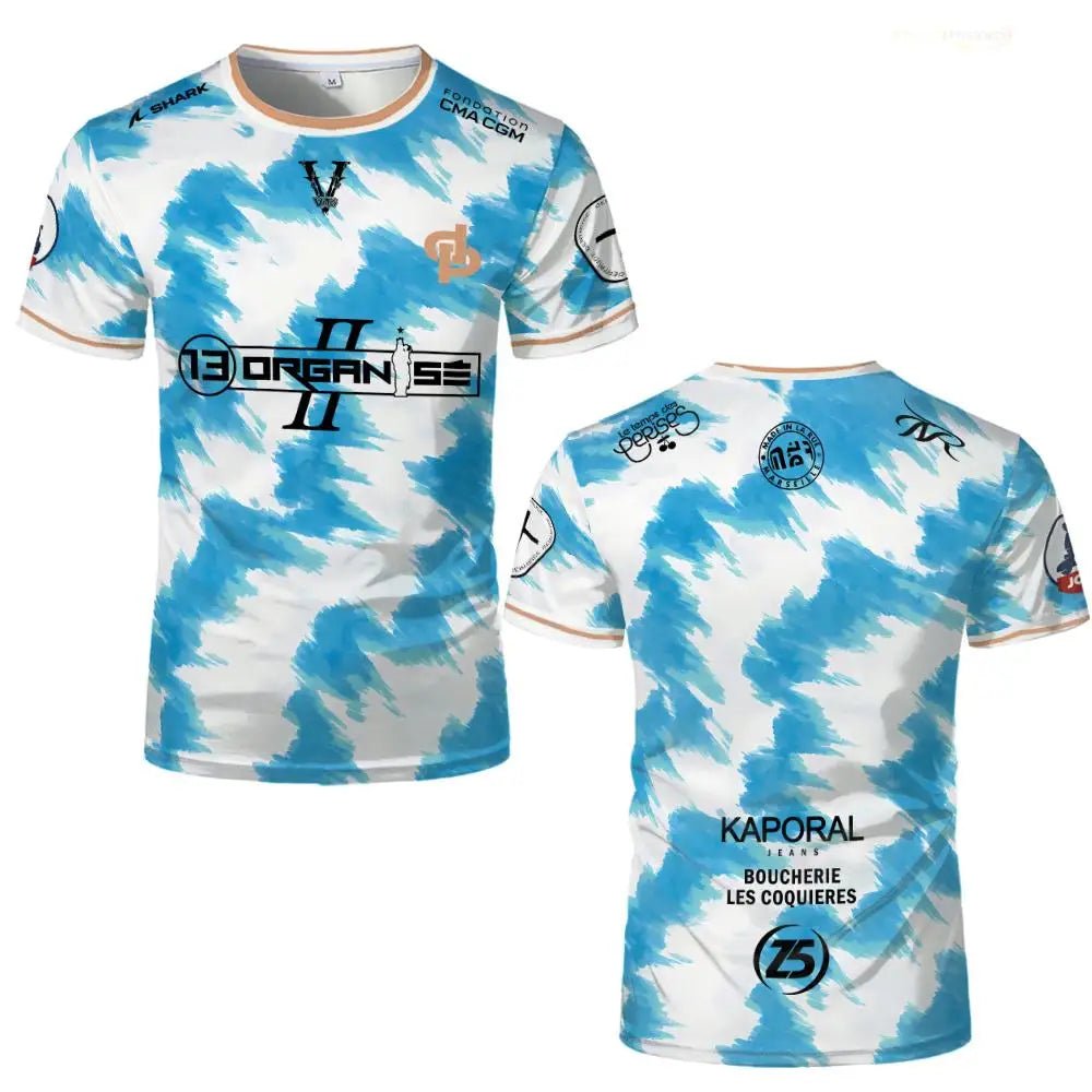 JUL Marseille Football Jersey – Hip Hop All - Over Print Streetwear - lily supply
