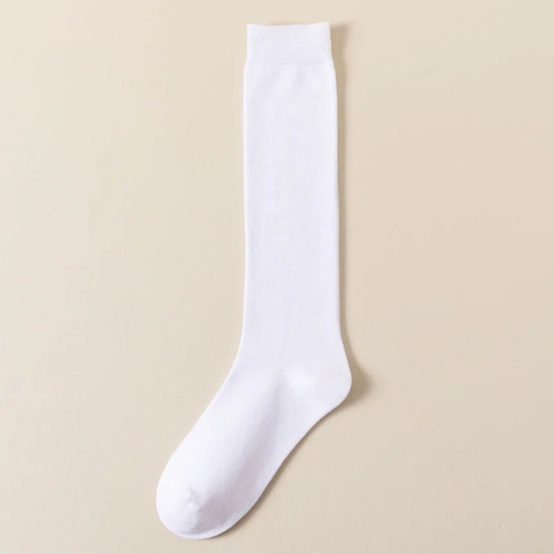 Women's JK Below - Knee High Cotton Socks – Japanese School Style - lily supply