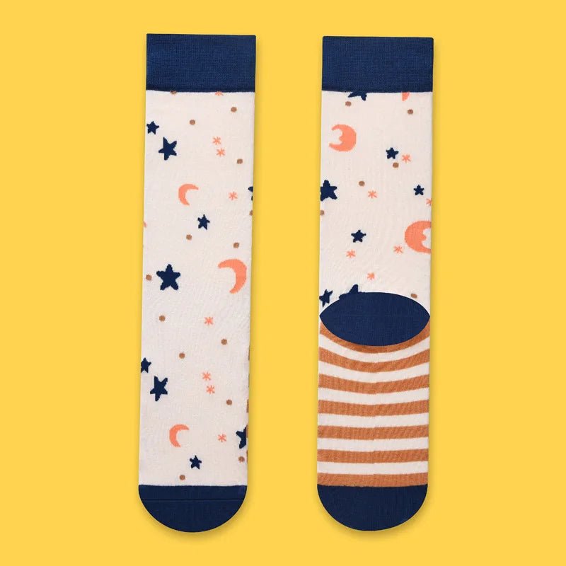 Women's Plant, Hedgehog & Sloth Print Socks – Trendy Casual Socks - lily supply