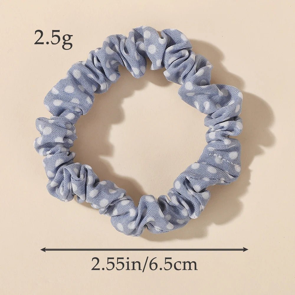 20pcs Random Colour Silk Hair Scrunchies - Cute Ponytail Holders for Girls - lily supply