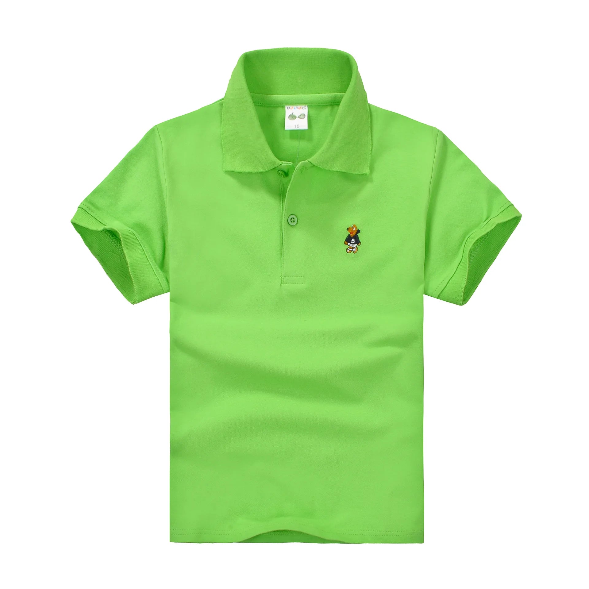 Boys Solid Polo Shirt School Uniform