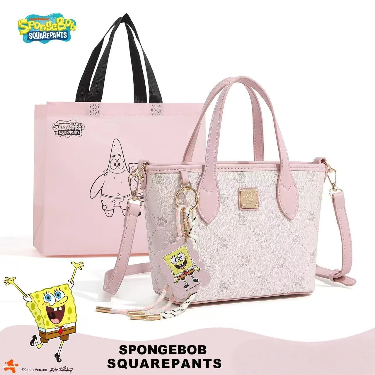 Fashionable Handbags for Women 2026 Autumn and Winter New Style Cartoon Embroidered Shoulder Bag Versatile Crossbody Bucket Bag