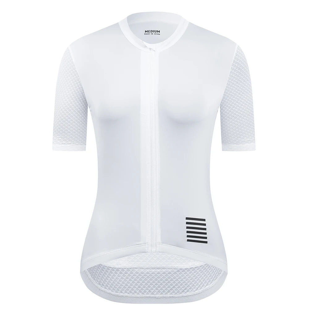 Women's Cycling Jersey | Short Sleeve Slim Fit Bike Shirt - Men's Clothing - lily supply