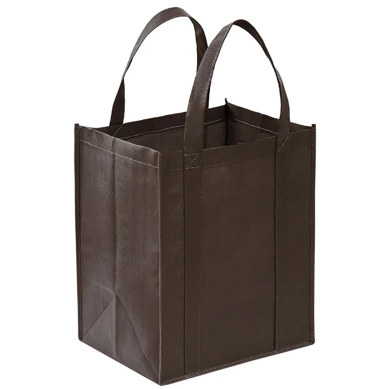 Non-Woven Foldable Reusable Tote Bag - Large Capacity Eco Shopping Bag