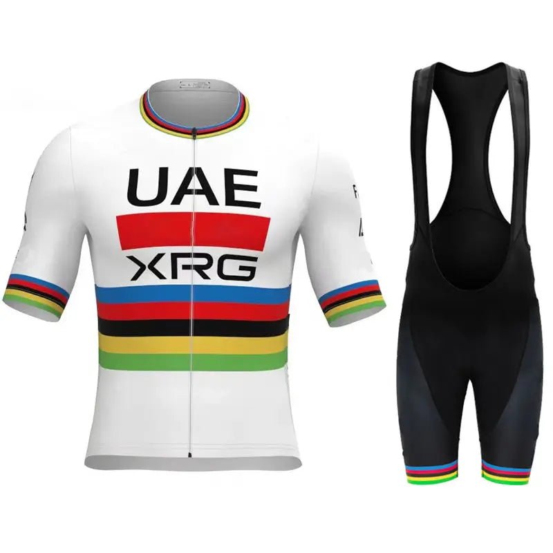 UAE Team Emirates 2026 Pro Cycling Jersey Set – Men's Summer Bike Kit - lily supply