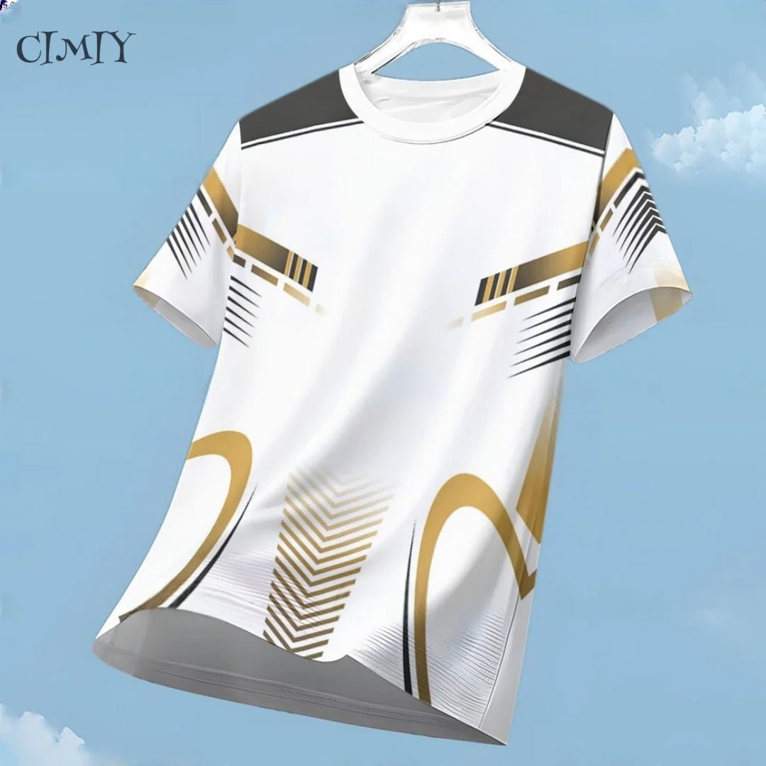 Men's Sports Casual Jersey – Dry Fit Running & Outdoor Shirt - lily supply