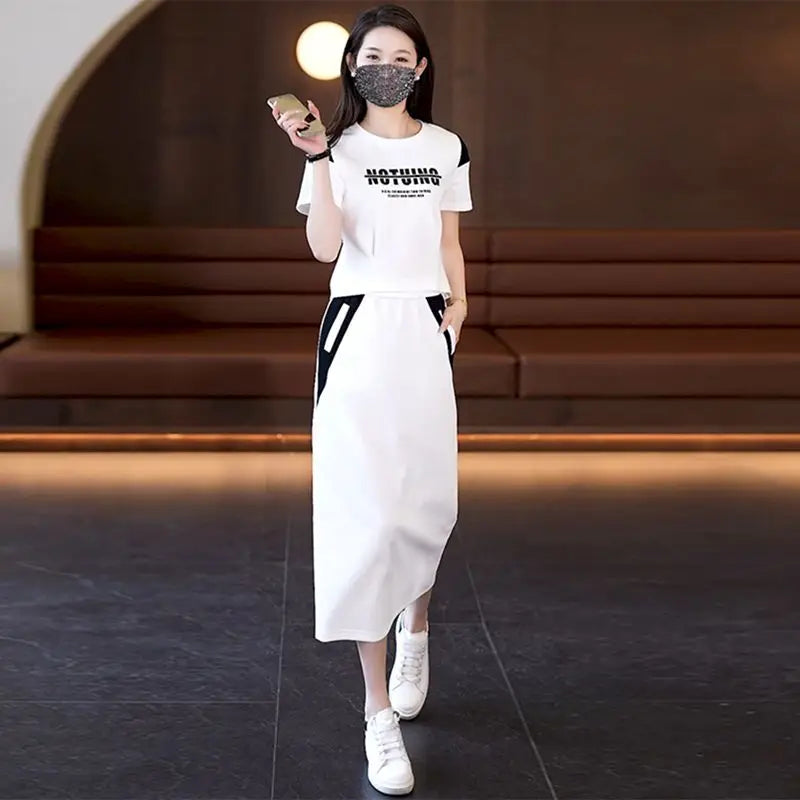 Short Sleeve Women's Two-Piece Set