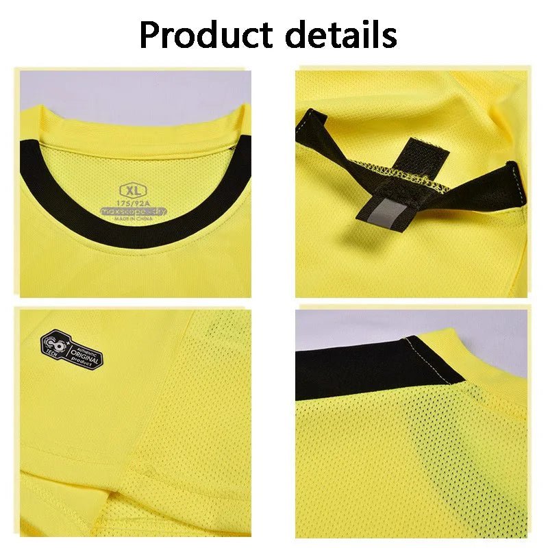 Football Referee Kit 2025 – Short Sleeve Jersey with Pockets - lily supply